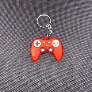 NIP Red Game Controller Keychain